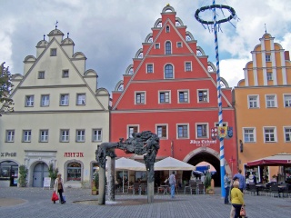 Historische Häuser am Unteren Markt