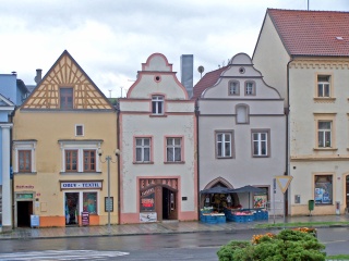 Historische Häuser am Marktplatz