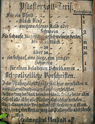 Gebührentafel